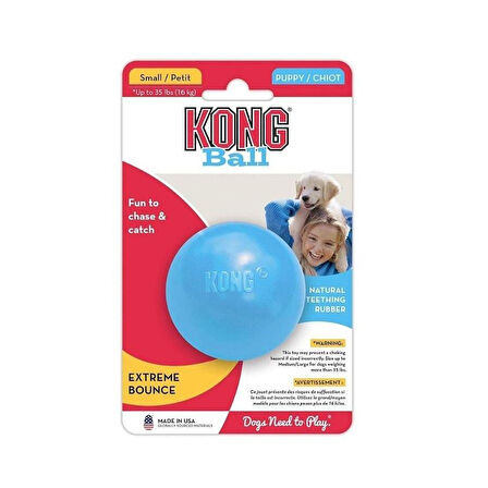 Kong Puppy Ball Delikli Top Yavru Köpek Oyuncağı S