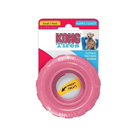 Kong Puppy Tires Tekerlek Şeklinde Yavru Köpek Oyuncağı S