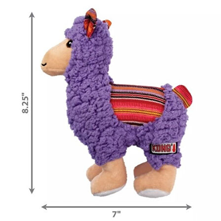 Kong Sherps Lama Şeklinde Peluş Köpek Oyuncağı Medium