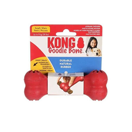 Kong Goodie Bone Kemik Şeklinde Çok Amaçlı Köpek Oyuncağı S
