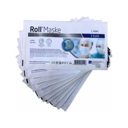 Roll Solüsyon Spreyi El ve Cilt Dezenfektanı 100 ml (2  Adet) + 50 Adet Roll Maske (2 Paket)