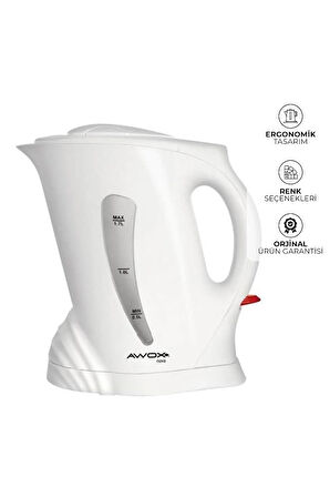 AWOX Nova Kettle Beyaz, 2000 W 1.7 Lt Su Isıtıcısı