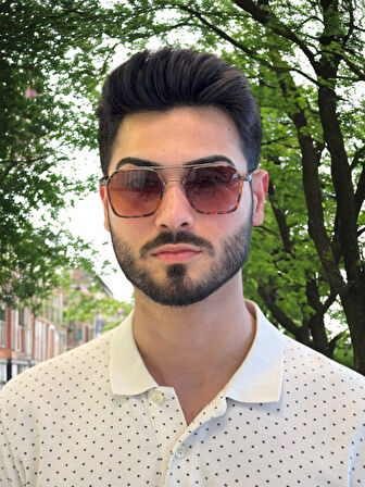 0039 Brown/Brown 54 Olivier Philippe Güneş Gözlüğü