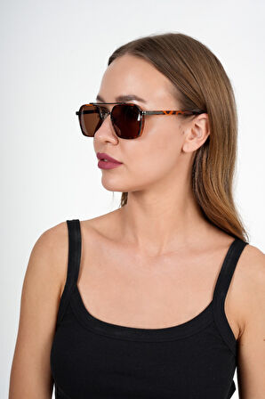 0039 Brown/Brown 54 Olivier Philippe Güneş Gözlüğü