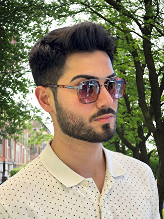 0039 Brown/Brown 54 Olivier Philippe Güneş Gözlüğü