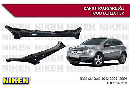 Nissan Qashqai Kaput Rüzgarlığı Koruyucu 2007-2010 arası
