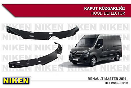 Renault Master Kaput Rüzgarlığı Koruyucu 2019 sonrası