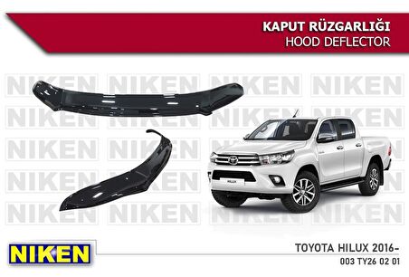 Toyota Hilux Kaput Rüzgarlığı Koruyucu 2016 sonrası