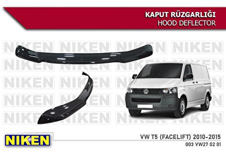 Vw Transporter T5 makyajlı Kaput Rüzgarlığı Koruyucu 2010-2015 arası