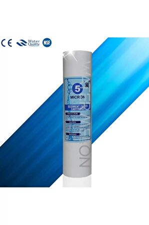 Açık Kasa Su Arıtma Cihazı 80 GPD Süper Membranlı 5 Aşama Yıllık Bakım Filtre Seti