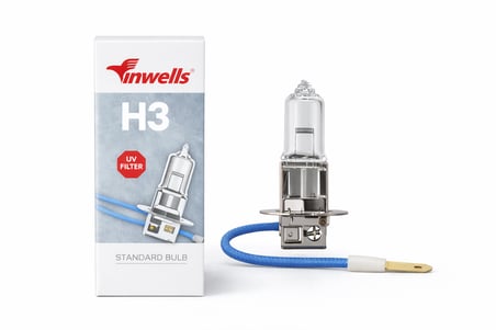 Inwells H3 12V 55W Standart Oto Ampulü - Sis ve Far Ampulü - 1 Adet