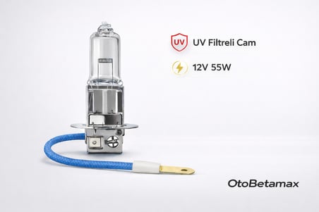 Inwells H3 12V 55W Standart Oto Ampulü - Sis ve Far Ampulü - 1 Adet