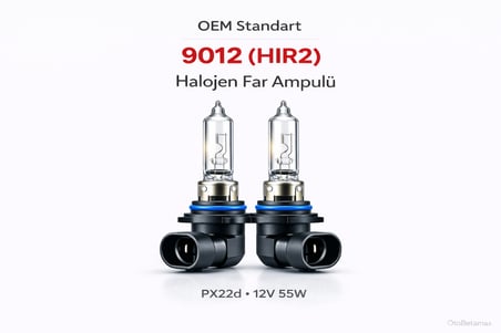 Inwells HIR2 12V 55W Standart Oto Ampulü - Far ve Sis Lambası - 2 Adet