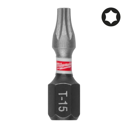Milwaukee Shockwave TX15 25mm Bits Ucu 3'lü Paket