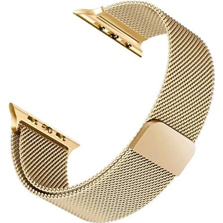 Apple Watch 2 3 4 5 6 Se Nike 42mm 44mm Uyumlu  Kayış Milano Loop Metal Örgü Kordon