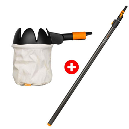 Fiskars 136950 Quikfit Meyve Toplayıcı + Teleskopik Sap 140-240 cm