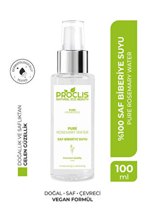 Biberiye Suyu Güçlendirici Saç Toniği %100 Doğal ve Saf 100 ml