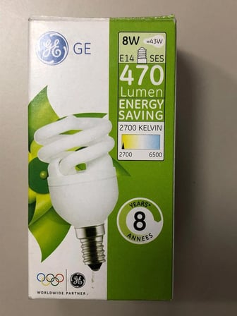 8 ADET GENERAL  ELK. E-14  8W=43W  470 LÜMEN 2700 KELVİN SARI TASARRUFLU LAMBA