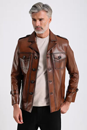 Eduardo Erkek Deri Mont