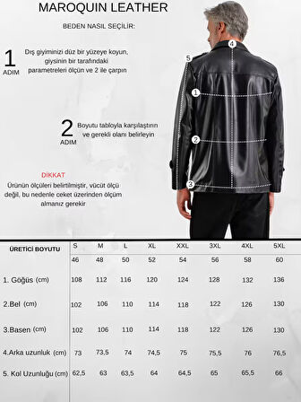 Eduardo Erkek Deri Mont