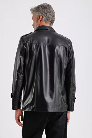 Eduardo Erkek Deri Mont