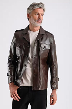 Eduardo Erkek Deri Mont