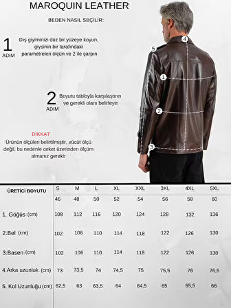 Eduardo Erkek Deri Mont