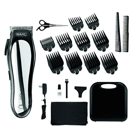 Wahl 79600 Li Premium Siyah Kablolu/Kablosuz Saç Sakal Kesme Makinesi 79600-3116