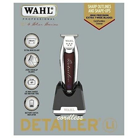 Wahl 8171-016 Cordless Detailer Profesyonel Kuru Sakal Kesme Makinesi