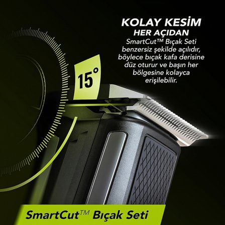 Wahl 3028049 Self-Clip 360° Kablosuz Saç Kesim Makinesi