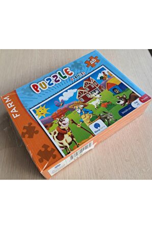 Puzzle Yapboz 2 li 120 Parça (+5 yaş)