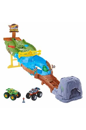 Hot Wheels Canavar Kamyonlar Yıkıcı Yarış Pisti Hgv12 Hot Wheels Monster Trucks Kamyon Yıkıcı Set
