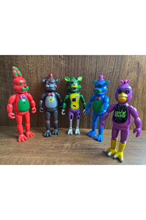 Oyuncak 5li Freddy Figür Five Nights At Freddy Karakterleri Oyuncak Freddy