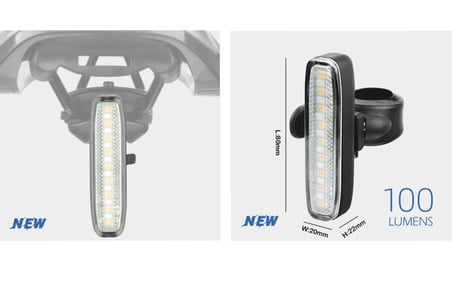 BRIVIGA - LW-BEAM50RWB 100/50 Lümen Kırmızı-Beyaz-Mavi Arka Işık (Kablosuz Kumanda, 7 Mod Mevcut )