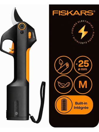Fiskars Akülü Budama Makası Bypass M Batarya Dahil 1082297