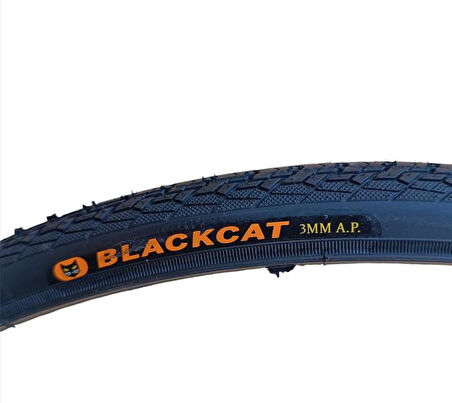 Bike Sky Black Cat 700X25 3mm Zırhlı Yol bisikleti Dış Lastik