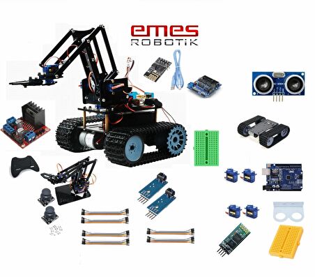 Emes Robotik Robot Kollu Tank Proje Seti