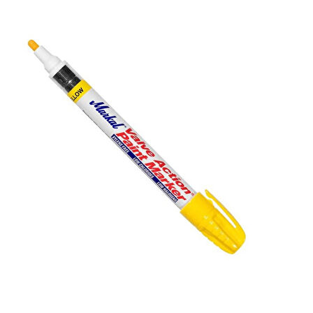 MARKAL SIVI BOYALI MARKALAMA KALEMİ VALVE ACTION SARI (24 ADET)