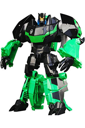 Dinozora Dönüşebilen Oyuncak Robot Yeşil Şekil Değiştiren Oyuncak Dinozor Robot Kutulu Kırılmaz