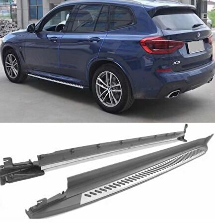 Bmw x3 yan basamak koruma 2018+ oem tip