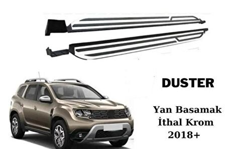 Dacia Duster yan basamak koruma 2018+ oem tip