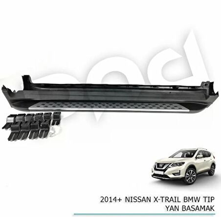 Nissan Xtrail yan basamak koruma 2014-2020 noktalı tip