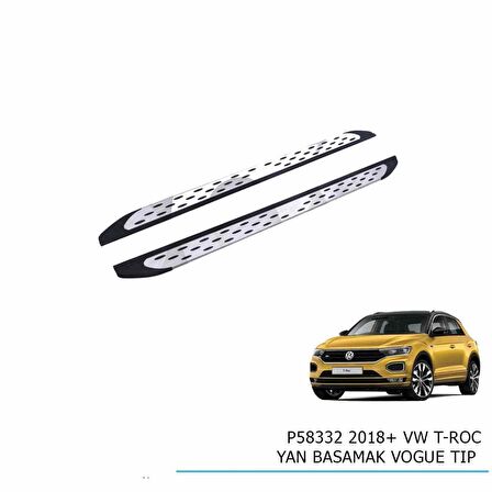 Vw t-roc yan basamak koruma 2018+ oem tip