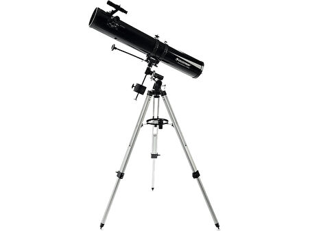 CELESTRON Powerseeker 114 EQ Ay Takip Motoru ve Telefon Adaptör Hediyeli Teleskop Siyah