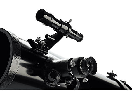 CELESTRON Powerseeker 114 EQ Ay Takip Motoru ve Telefon Adaptör Hediyeli Teleskop Siyah