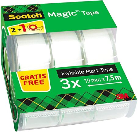 Scotch® 8-1975 c3/2 Magic Bant, Kesicili, 2 Bant ve 1 Yedek