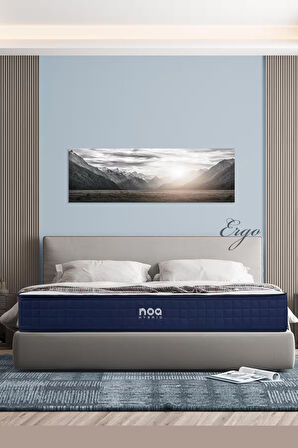 Noa Yatak ERGO Anti Statik Örme Kumaşlı Full Ortopedik Visco Sünger Yatak 90x200