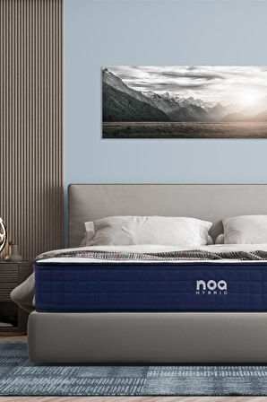 Noa Yatak ERGO Anti Statik Örme Kumaşlı Full Ortopedik Visco Sünger Yatak 90x200