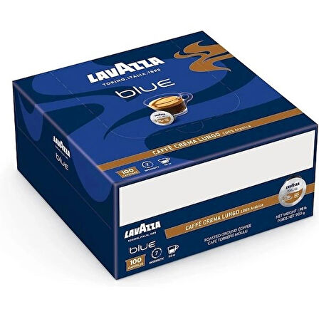 Lavazza Blue Uyumlu Caffe Crema Lungo Kapsül 100 Adet