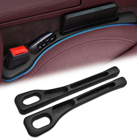 2 Adet Siyah Renk Araba Koltuk Arası Düzenleyici 40-7cm Ebatlarında